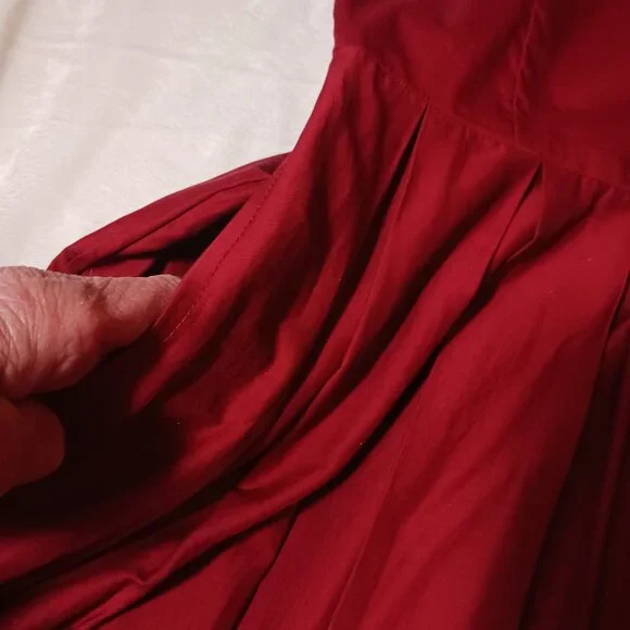 Dear Creatures, As Seen on "New Girl", Retro Dress, Color Berry, Size Small - Picture 8 of 16